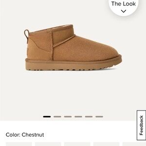 New UGG Chestnut classic ultra mini boots
